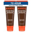 Desodorante Mando Whole Body para homens 72h Odor Control 90mL x2