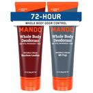 Desodorante Mando Whole Body para homens 72h Odor Control 90mL x2