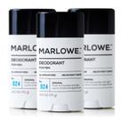 Desodorante MARLOWE. Nº 024 Natural para homens, 75 ml, pacote com 3