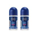 Desodorante masculino NIVEA Cool Kick, antitranspirante, 50 ml, pacote com 2