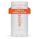 Desodorante nativo de almíscar cítrico e herbáceo, sem alumínio, 50 ml