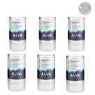 Desodorante Natural Pedra Cristal Alva Alemanha Kit 6 unid 120g