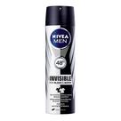 Desodorante Nivea Aerosol 150ml Invisible Black White Clear
