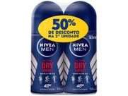 Desodorante Nivea For Men Active Dry Impact 2 Un. 50ml