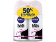 Desodorante Nivea Invisible For Black & White Clear Roll-on 2 Unidades de 50ml cada + 50% Desconto na 2ª Unidade