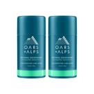 Desodorante Oars + Alps, eucalipto, sem alumínio, hortelã, 75 ml