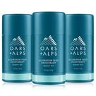 Desodorante Oars + Alps, sem alumínio, 75 ml, pacote Aspen Air, 3