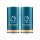 Desodorante Oars + Alps, sem alumínio, mandarim Woods, 75 ml, pacote com 2