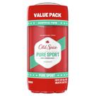 Desodorante Old Spice, livre de alumínio, de alta resistência, puro esporte, 90 ml Desodorante Old Spice, livre de alumínio, de alta resistência, puro esporte, 90 ml