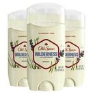 Desodorante Old Spice Wilderness Sem Alumínio - Kit com 3 Unidades (90ml cada)