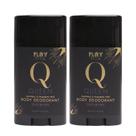 Desodorante Play Pits Natural Queen Scent 75 ml, pacote com 2