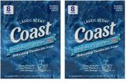 Desodorante refrescante Soap Bar Coast, 8 barras, perfume clássico