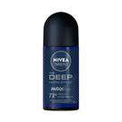 Desodorante Roll-on Antitranspirante Deep MaxxTech Carvão Ativado Masculino 72h Nivea 50ml