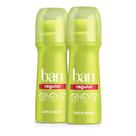 Desodorante Roll-on Ban Regular Scent - 100ml, 24h - Pacote com 2 Unidades