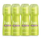 Desodorante Roll-on Ban Satin Breeze - 100ml, 24 Horas - Pacote com 4
