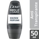 Desodorante Roll-on Men+Care Sem Perfume Pele Sensível 48h Dove 50ml
