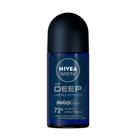 Desodorante Roll On Nivea Deep Carvão Ativado 50ml