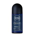 Desodorante Roll-On Nivea Masculino Deep Carvão Ativado 50ml