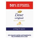 Desodorante Roll-on Original 72h Unissex Dove 2 Unidades 50ml