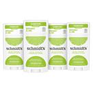 Desodorante Schmidt's Sem Alumínio - Bergamota e Limão (78ml - Kit com 4 Unidades)