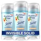 Desodorante Secret Aluminium Free 48 horas de proteção contra odores x3 Desodorante Secret Aluminium Free 48 horas de proteção contra odores x3