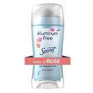 Desodorante Secret Sem Alumínio - Aroma de Rosa - 70ml