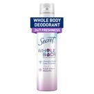 Desodorante Secret Whole Body Spray lilás e nenúfar para mulheres 100ml