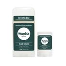 Desodorante sem alumínio com fórmula original da HUMBLE BRANDS. Controle de odor de longa duração com bicarbonato de sódio e óleos essenciais, abeto preto, pacote completo e de viagem