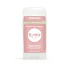 Desodorante sem alumínio com fórmula original da HUMBLE BRANDS. Controle de odor de longa duração com bicarbonato de sódio e óleos essenciais, rosa marroquina, pacote com 1