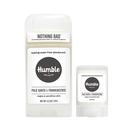 Desodorante sem alumínio HUMBLE BRANDS, vegano e livre de crueldade, formulado para peles sensíveis, desodorante sensível de Palo Santo e olíbano, pacote completo e de viagem