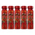 Desodorante Spray Antitranspirante Old Spice Amadeirado 150ml/93g - 5 unidades