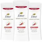 Desodorante Stick Dove Advanced Care de Maçã e Chá Branco 75mL x3
