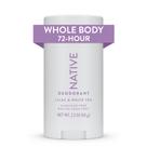 Desodorante Stick Native Whole Body 72h de proteção contra odores
