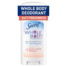 Desodorante Stick Secret Whole Body Peach & Vanilla Women 70ml Desodorante Stick Secret Whole Body Peach & Vanilla Women 70ml
