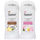 Desodorante suave sem alumínio 48H de coco e baunilha e rosa