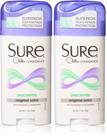 Desodorante Sure Original Solid sem perfume e antitranspirante 80mlX6
