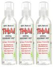 Desodorante tailandês Stone Crystal Mist Spray 240 ml x3