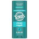 Desodorante Tom's of Maine Clean Coast 96ml - Sem Alumínio