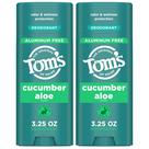 Desodorante Tom's of Maine Cucumber Aloe 96 ml (pacote com 2)