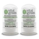 Desodorante Vital Green Crystal Potassium Alum 60g (2 unidades)