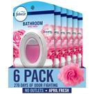 Desodorizador de Ambiente Febreze para Banheiro 6 Unidades Aroma Downy April Desodorizador de Ambiente Febreze para Banheiro 6 Unidades Aroma Downy April
