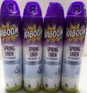 Desodorizador de Ambiente Kaboom Spring Linen 283 ml Pack com 4
