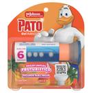 Desodorizador Sanitário Pato Gel Adesivo Futuístico Aplicador e Refil 6 Discos