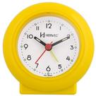 Despertador Analógico Quartzo Herweg 2611 268 Amarelo Pantone