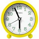 Despertador Analógico Quartzo Herweg 2713 268 Amarelo Pantone