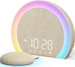 Despertador ANJANK Loud com agitador de cama sem fio e luz de 9 cores