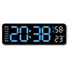 Despertador calendário 12/24h semana digital led mesas relógio para quartos