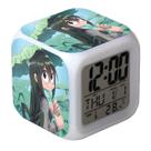 Despertador com LED digital de anime My Heros Academias com data