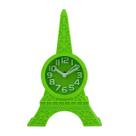 Despertador Creative Eiffel Tower Design Green Plastic Kids