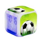 Despertador Creative Football Anime Digital com display LED